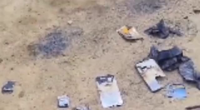 Then the mobile phone exploded.Amarwada: Battery explodes as soon as he was taken out of his pocket