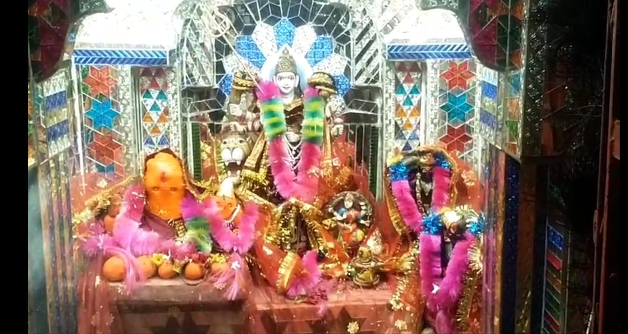 Theft in Bija Sen Mata Temple in Sagar, Thieves took money from donation box along with gold and silver crown