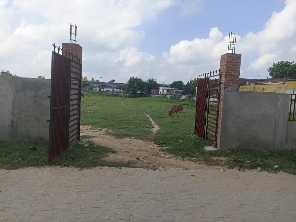 Despite spending 12 lakhs, the mini stadium could not be built even in two years