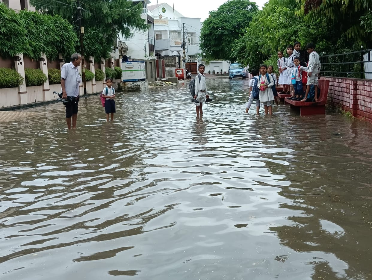 People struggled with waterlogging, claims of sanitation system exposed