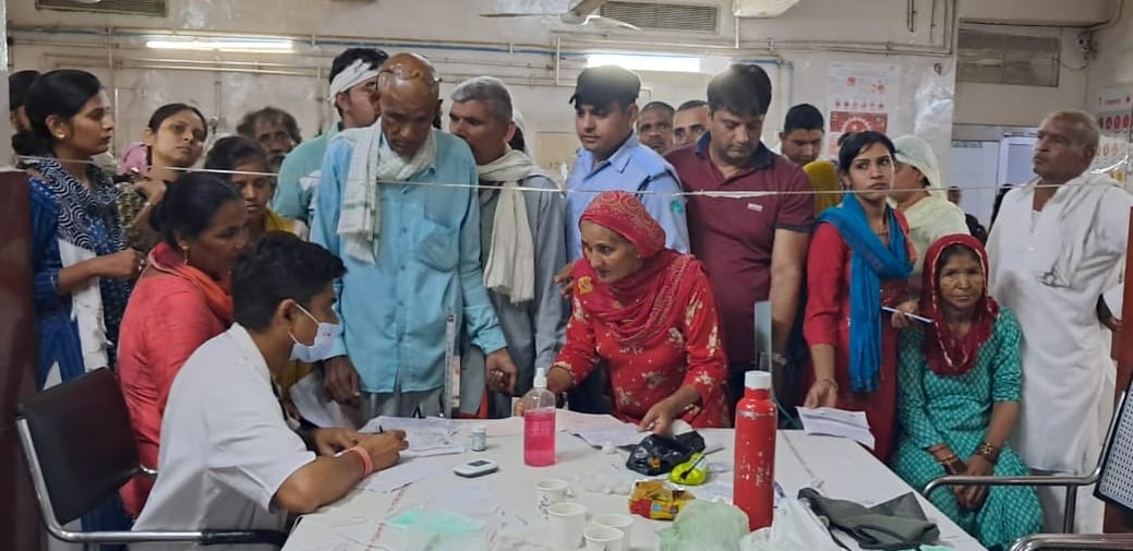 Viral patients are not stopping, 60 percent patients are coming to PGI alone.