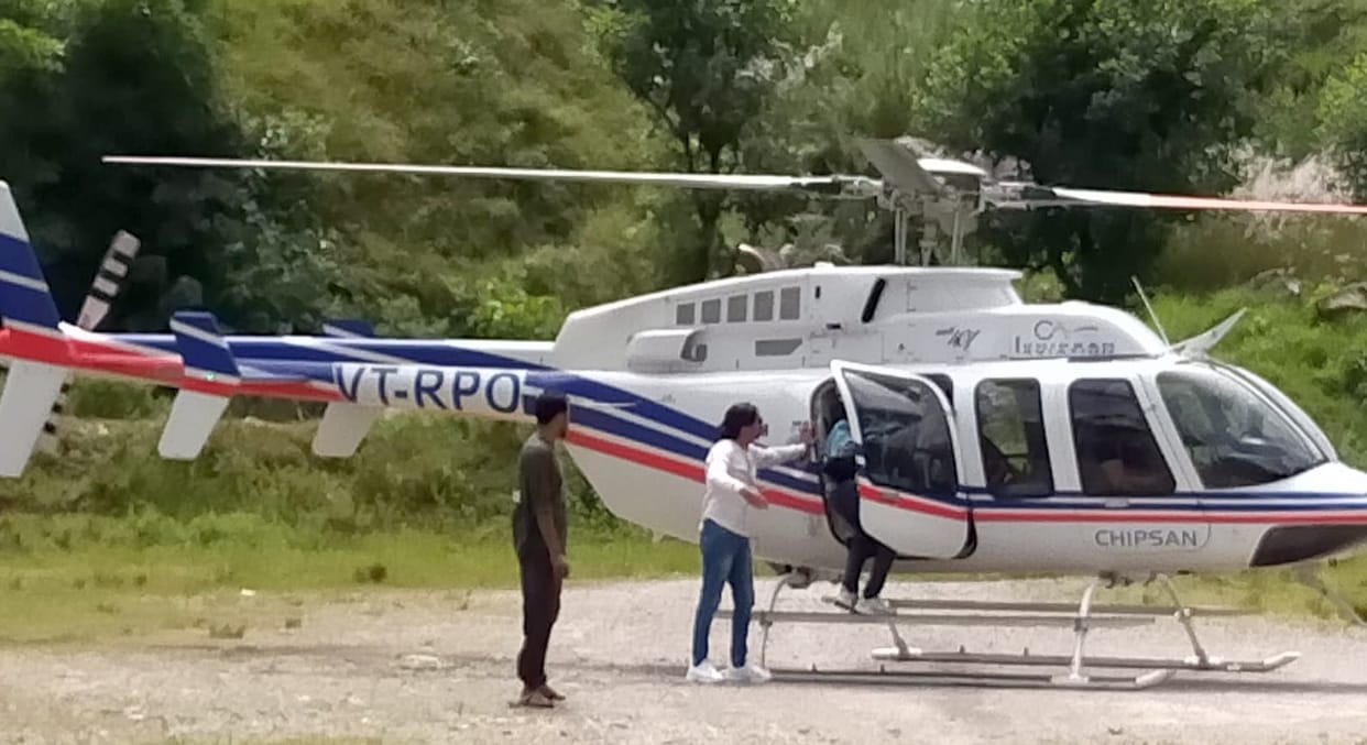 Sick elderly woman airlifted to district hospital