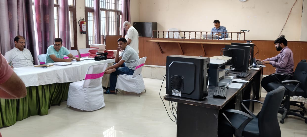 No candidate reached on the first day of nomination, officers and employees kept waiting