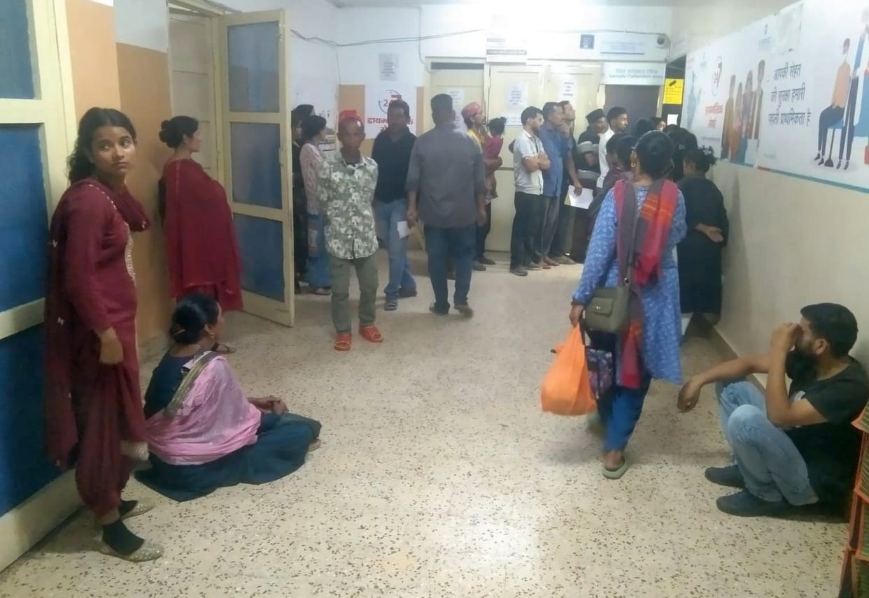 Waiting for hours for test in Kullu hospital