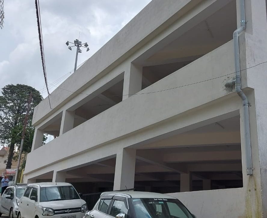 First multi-storey car parking ready with Rs 1.22 crore