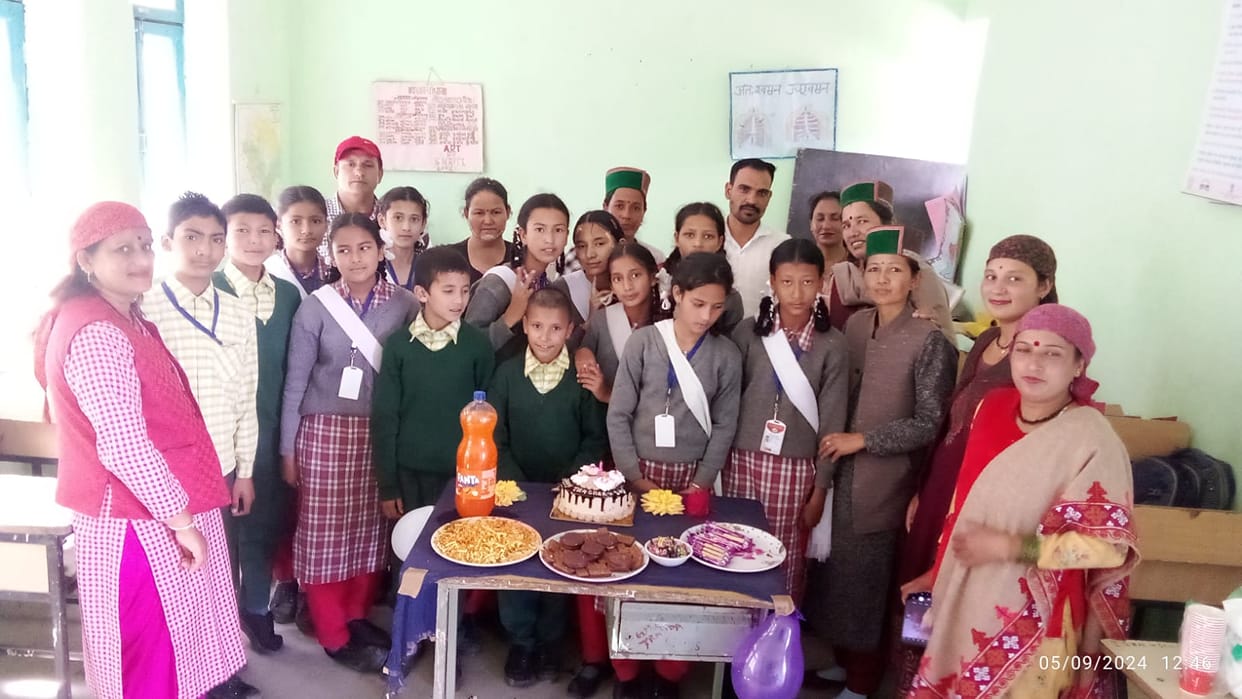 Teacher's Day at Taranda School, Kinnaur, Bhavanagar