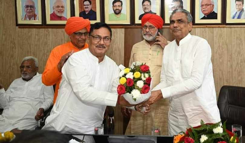 All three candidates reached BJP office after getting tickets