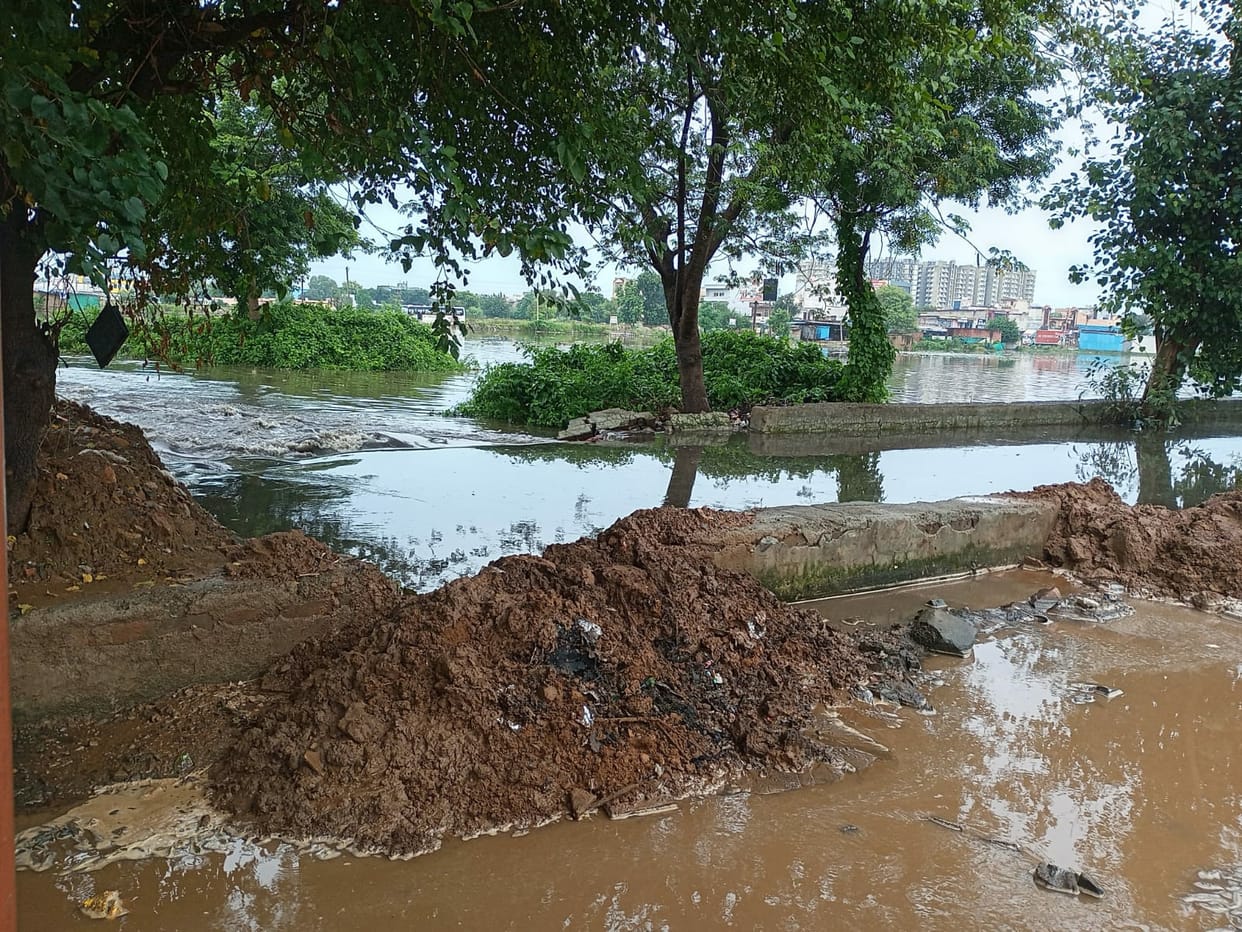 Water is being released from Bhiwadi, problems increased due to waterlogging in Dharuhera