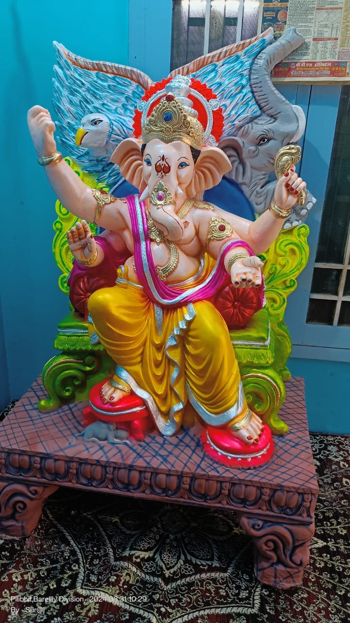 Gajanan will be seated in the pandals from today