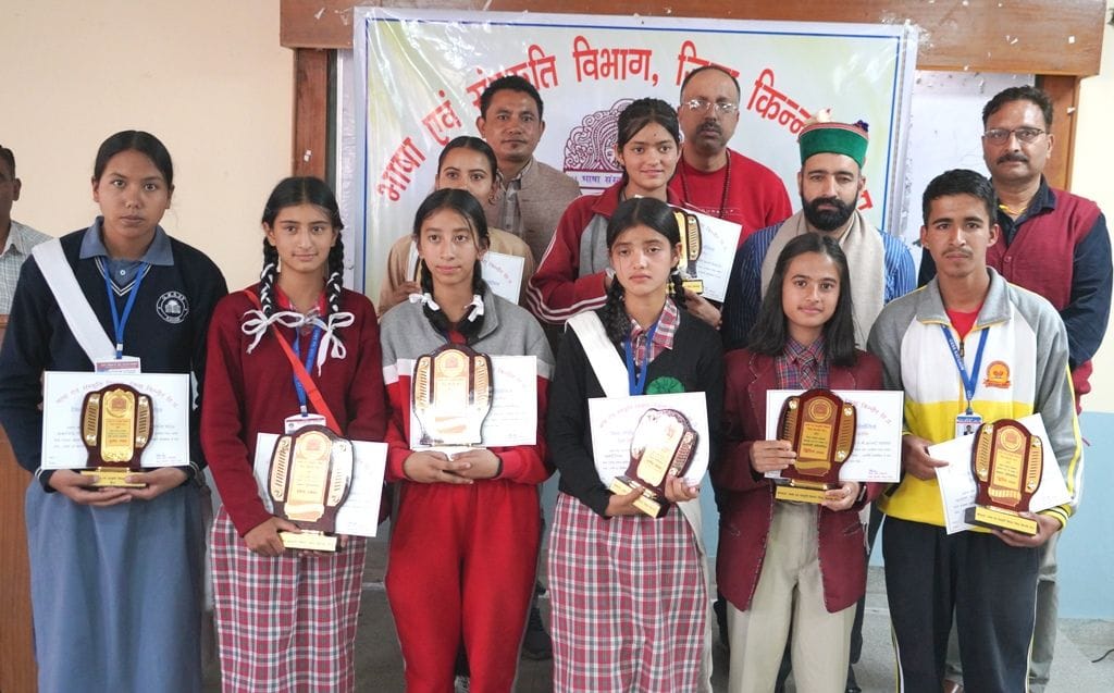 Kritika of Nichar School got first place in the speech competition.