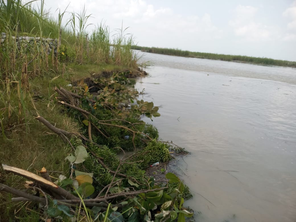 Sharda river started eroding land rapidly in Ramnagara