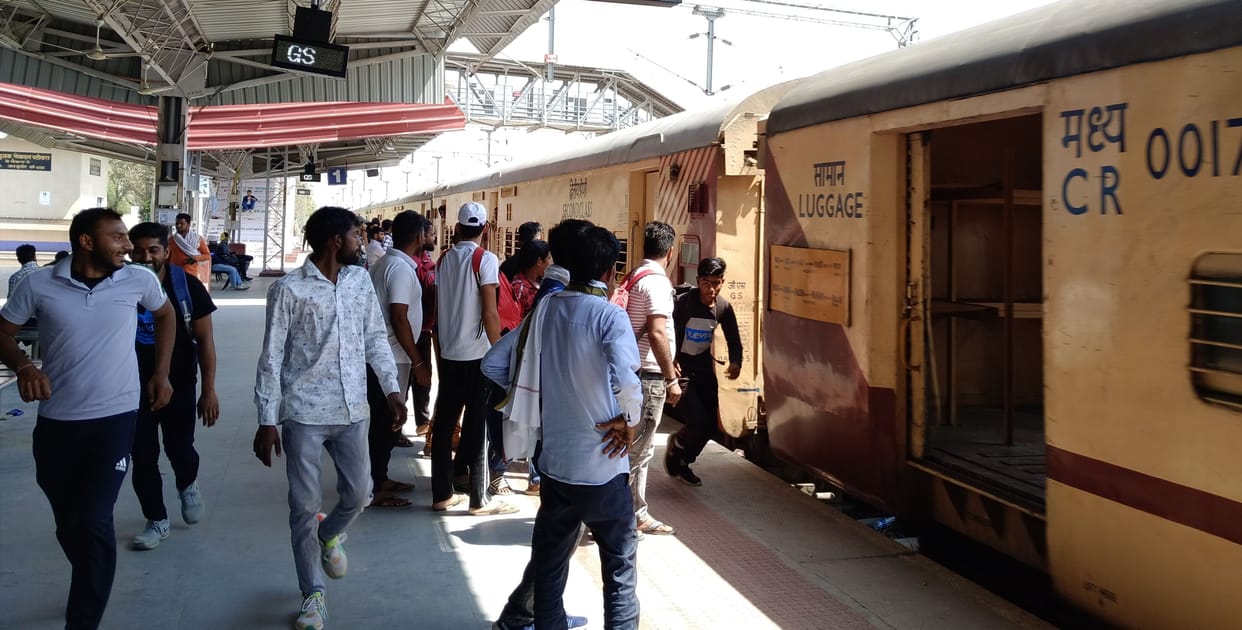 Satsang special train run for satsang organized in Beas