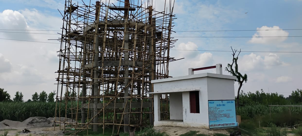 Roads and ditches were dug, villagers did not get water