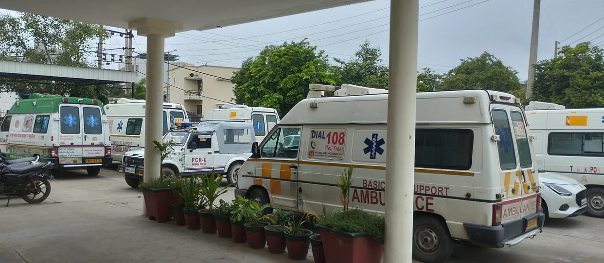 Ambulances in Ambala themselves in need of treatment, department shortage of drivers; patients bearing brunt