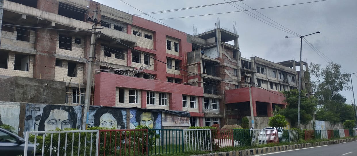 Even after five years, the 100-bed hospital is incomplete