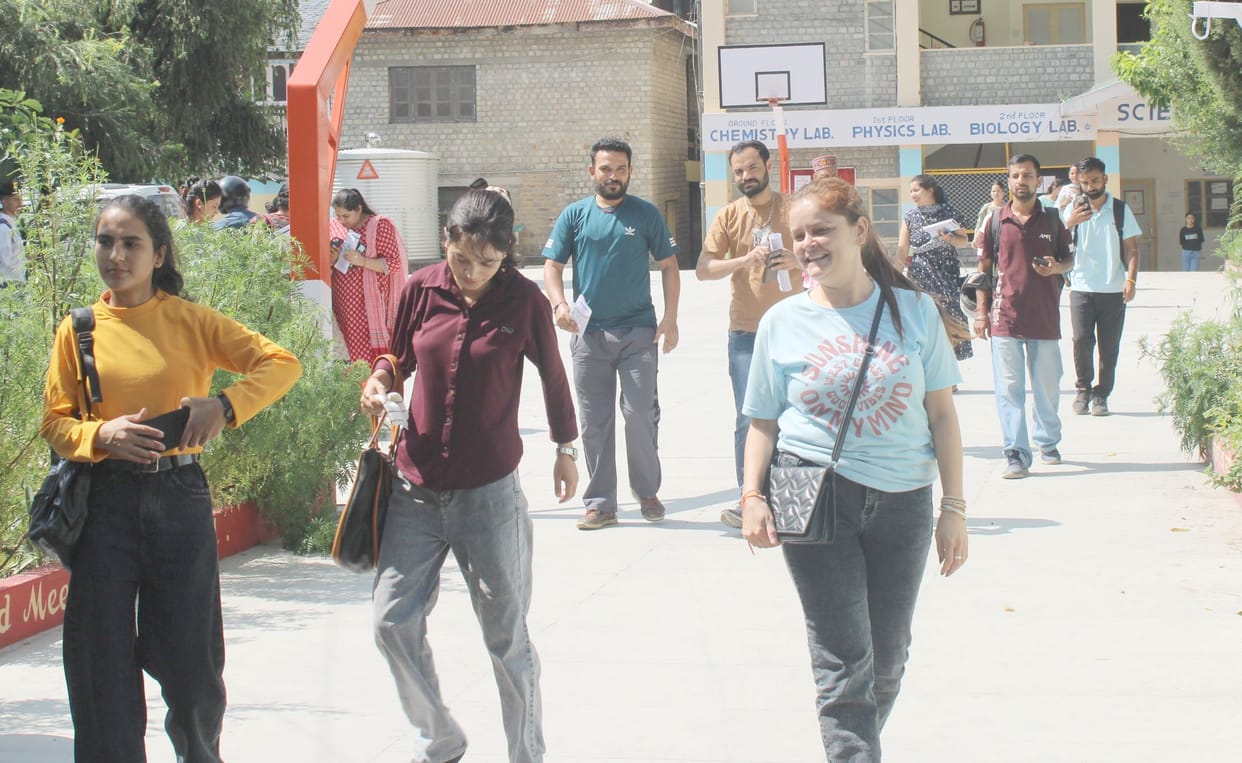 429 appeared for Allied Services exam in Chamba.