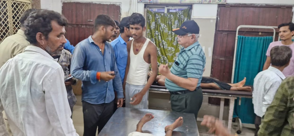 MP News: Four girls died together after drowning in a pond in Damoh