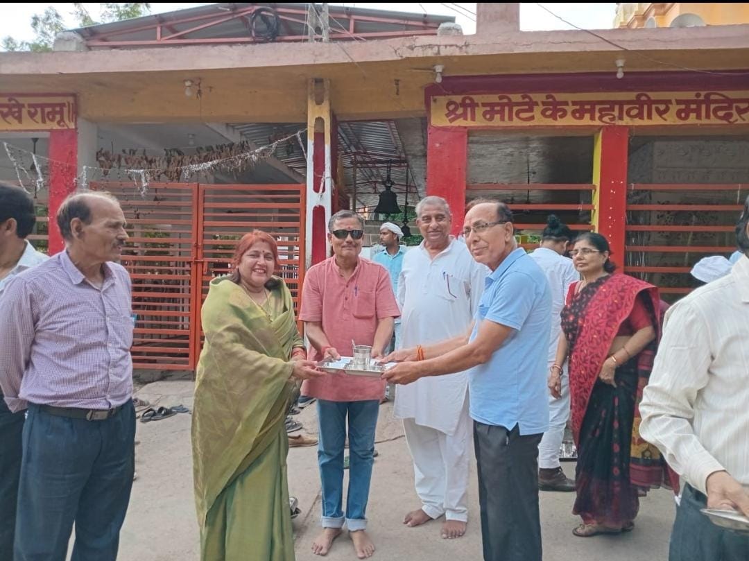 Chhatarpur News: Utensil bank started in the famous Mote's Mahavir temple of Chhatarpur