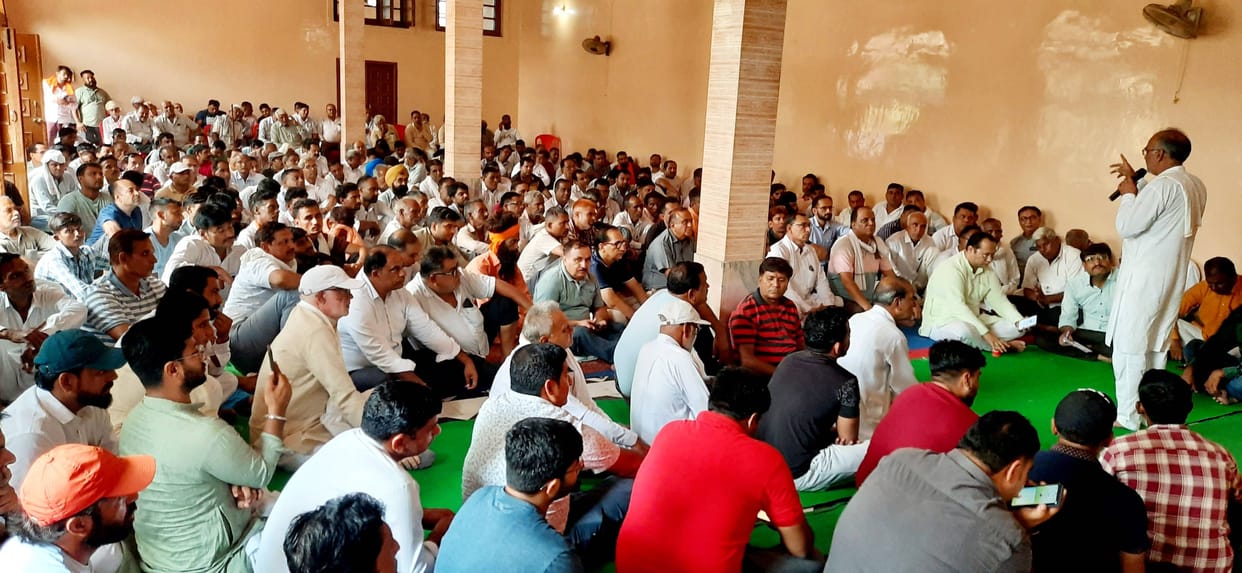 Committee formed in Sarvjatiya Mahapanchayat against lockout at Ramlila Maidan building