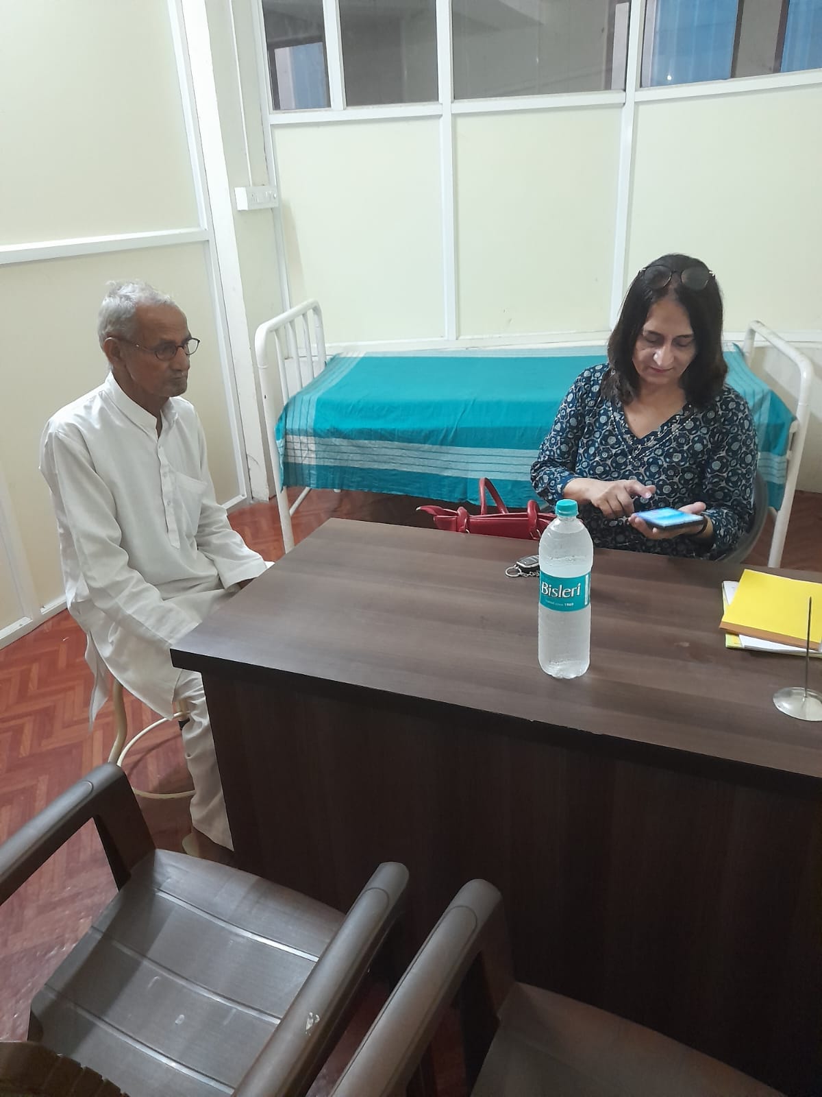 38 people got tested in the health camp