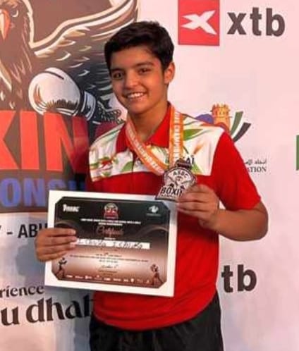 Ishika won bronze medal in boxing competition in Dubai