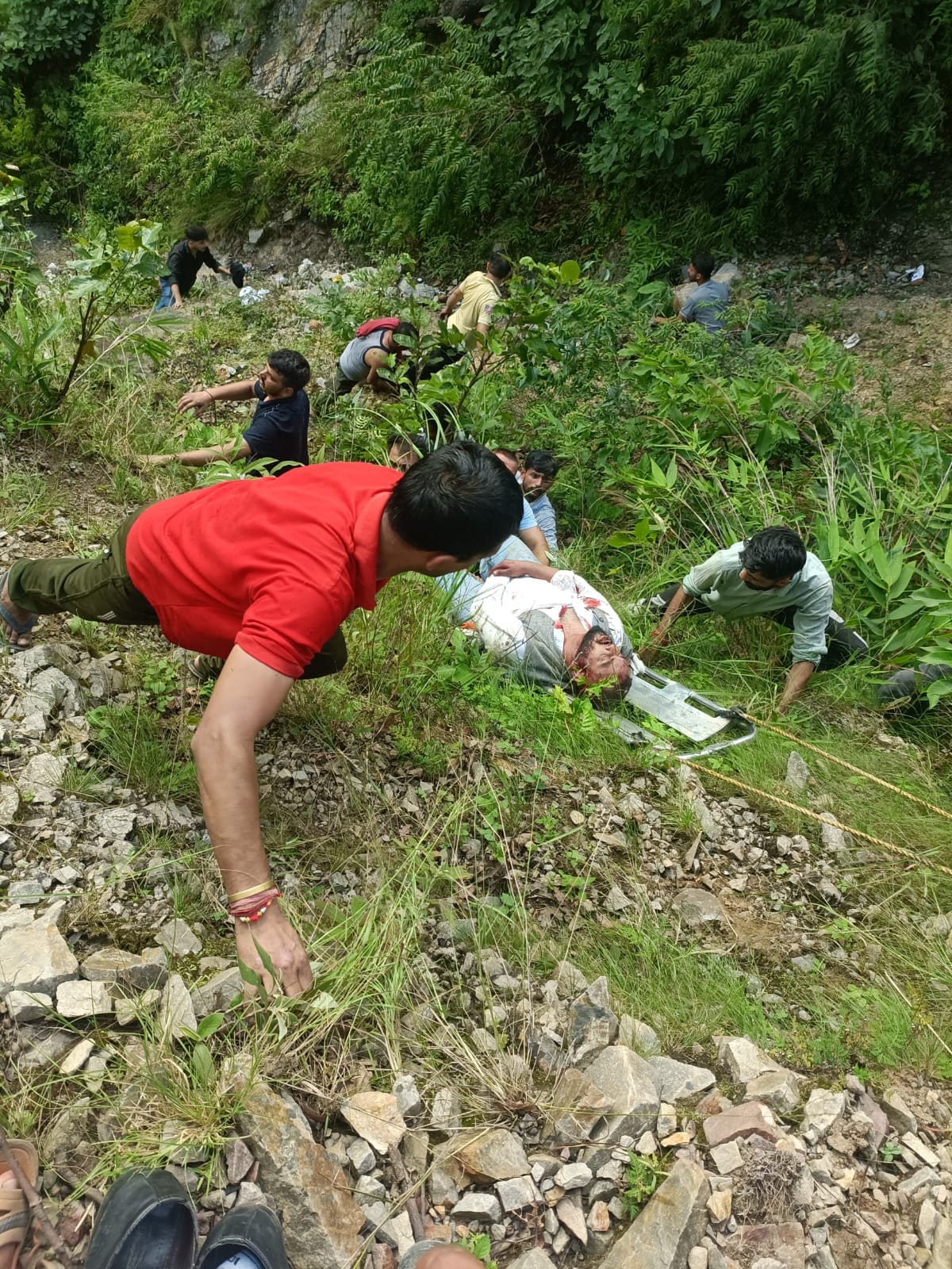 two injured in bike accident
