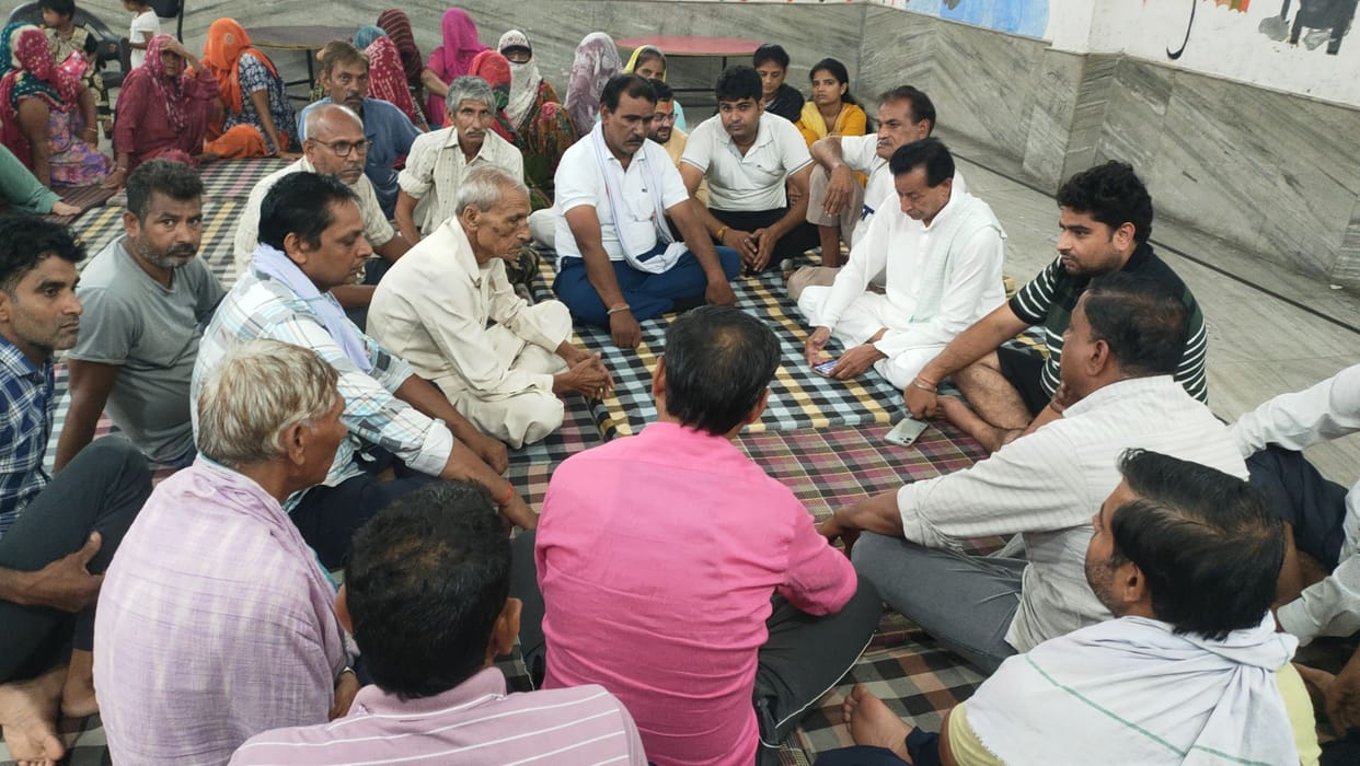 saini samaj meeting for arresting akash murder main accuse