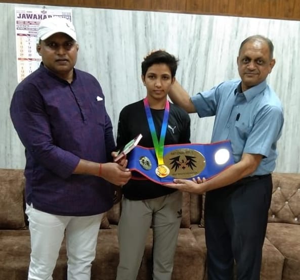 Ram Bharti won gold in National Title Boxing Championship