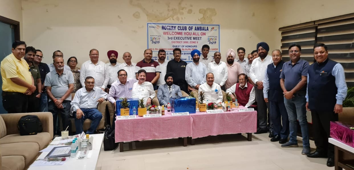 Serious topics discussed in Rotary Club meeting