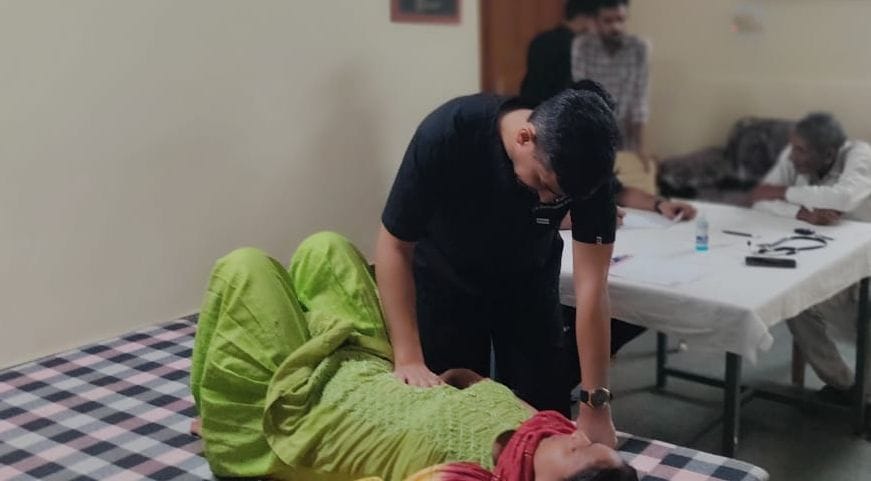 27 people got tested in the free camp