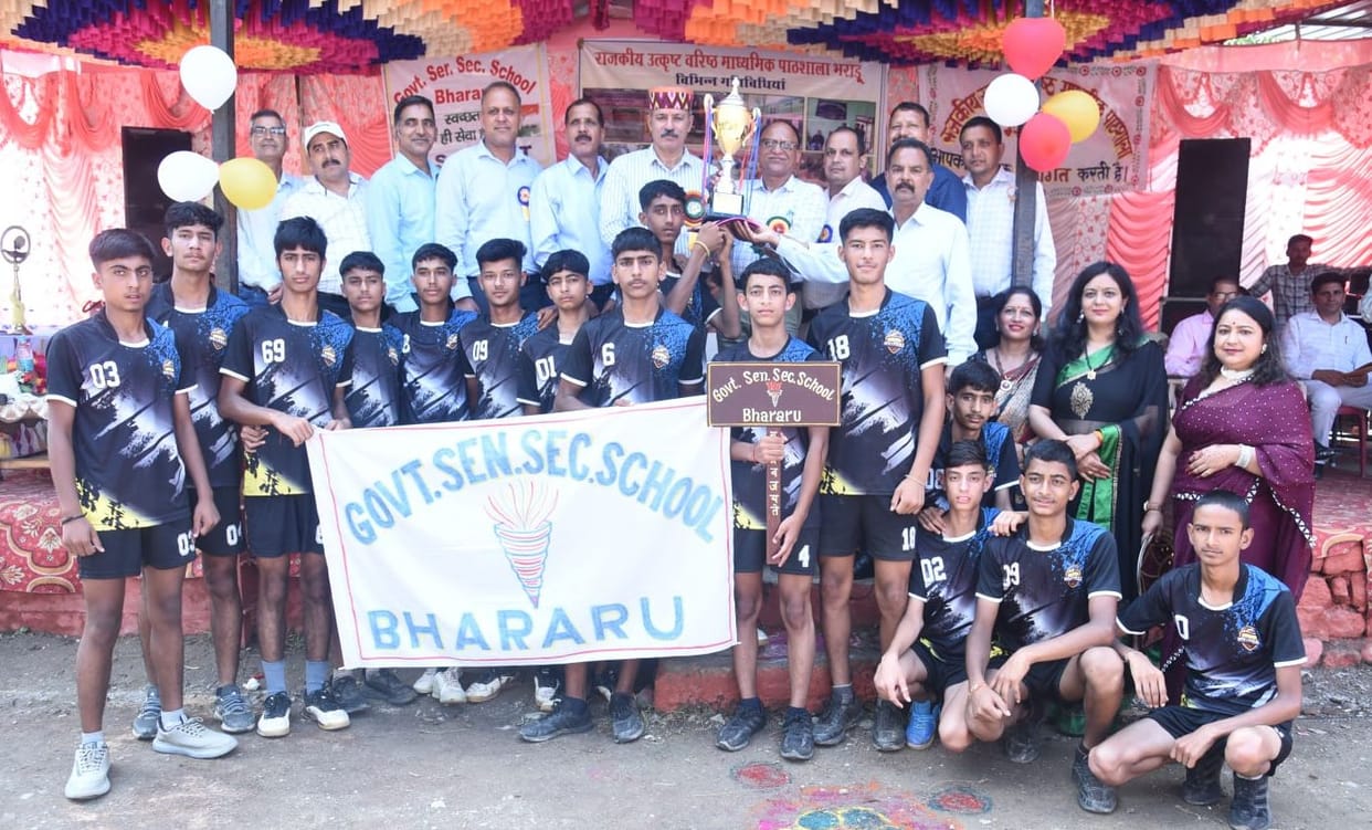 Bharadu players top in volleyball, Jogindernagar players top in badminton