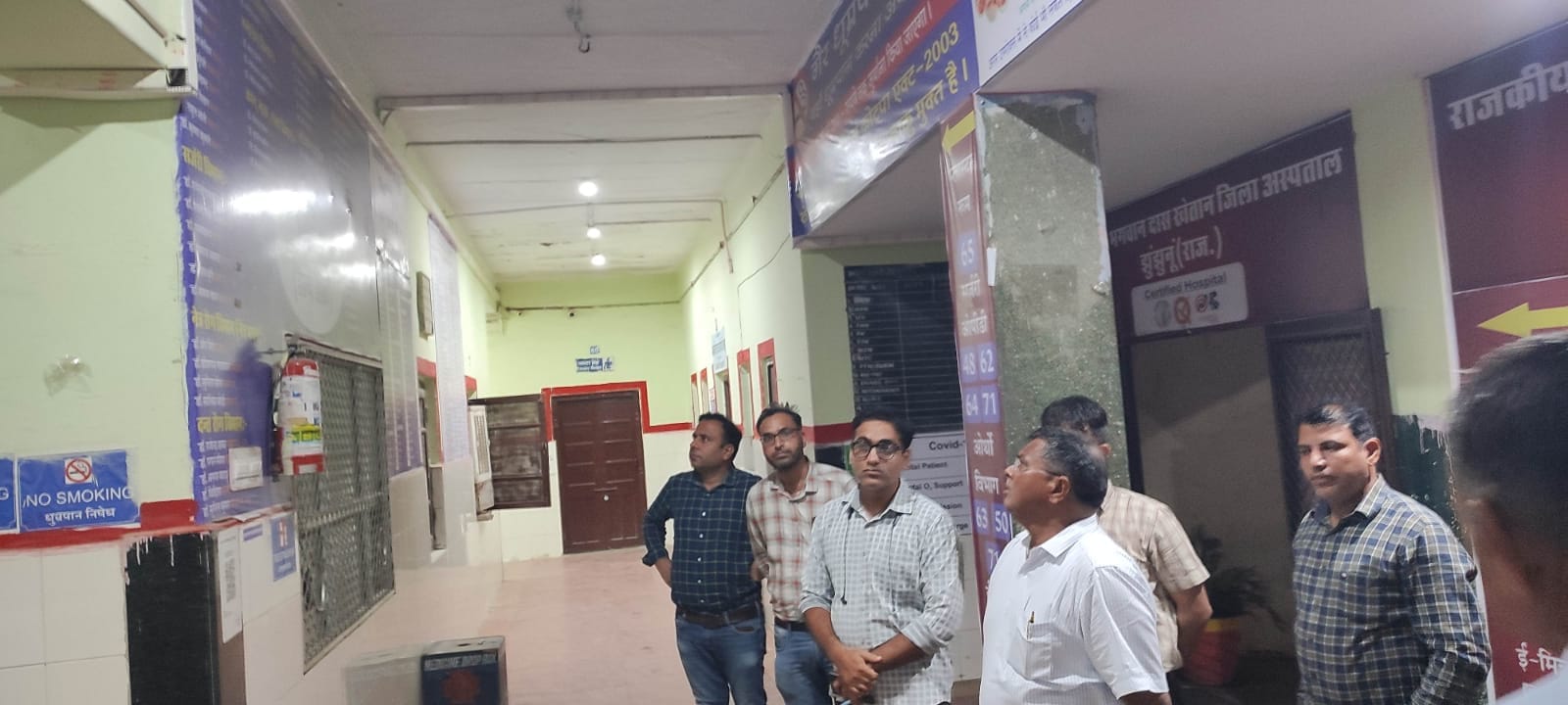जिला कलेक्टर ने किया स्वास्थ्य सुविधाओं का औचक निरीक्षण
