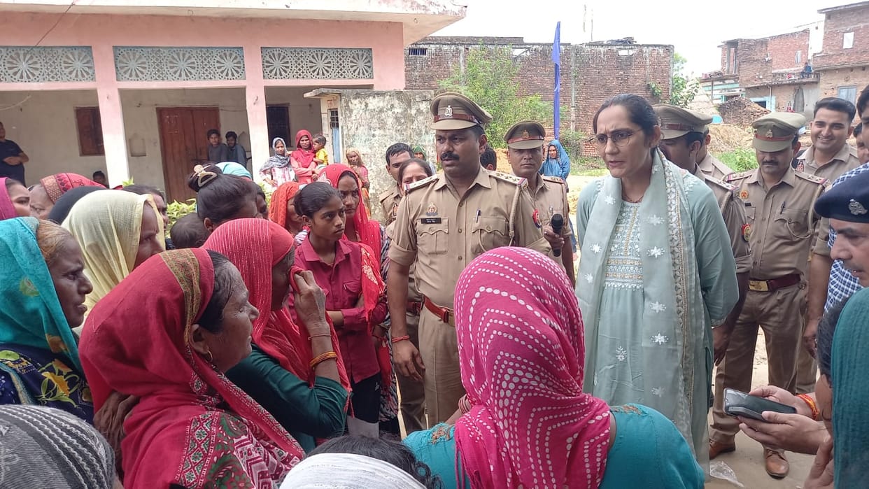 Bhimrao Ambedkar's flag was hoisted on the land of the village community