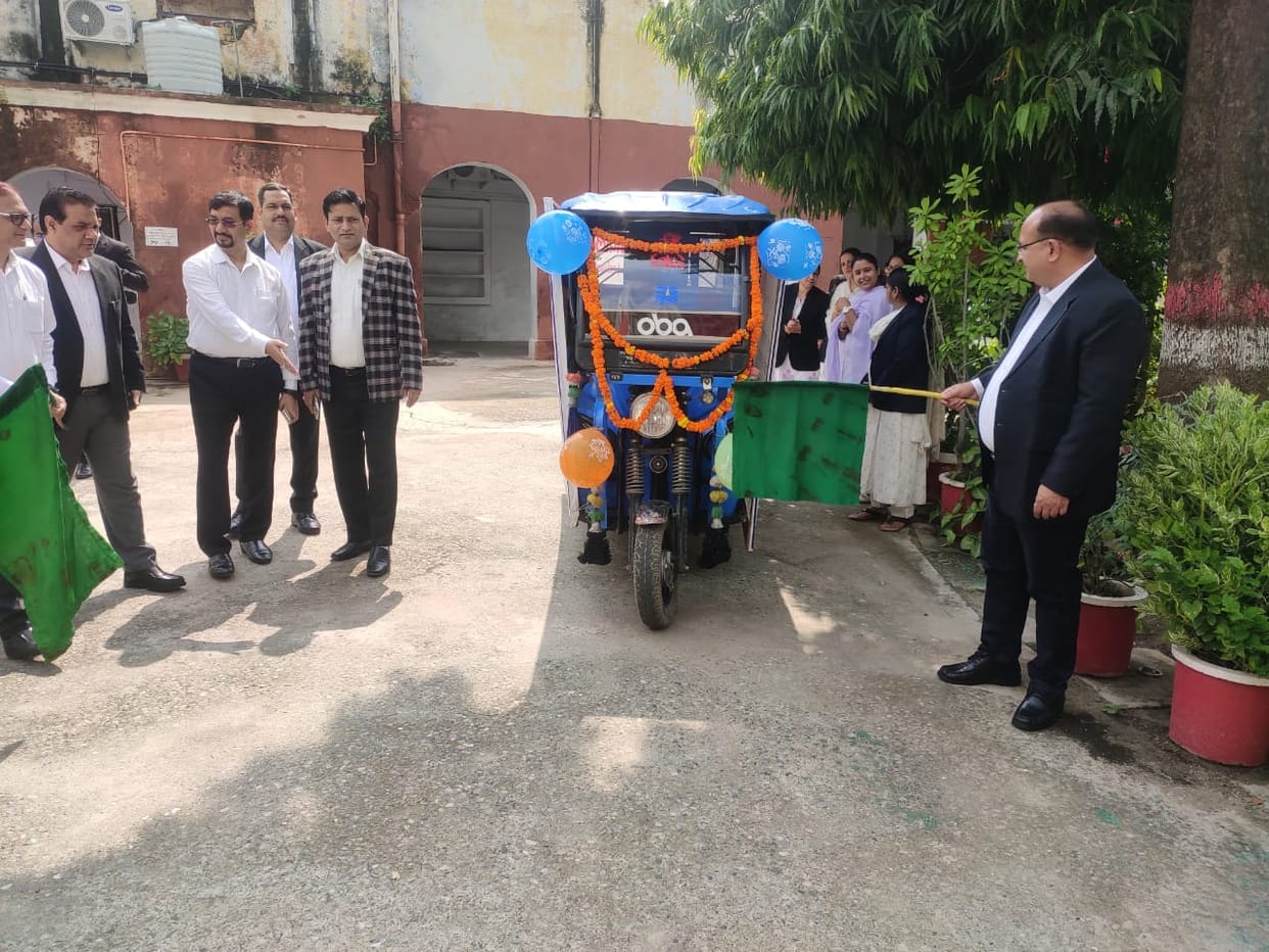 District judge flagged off the campaign vehicle