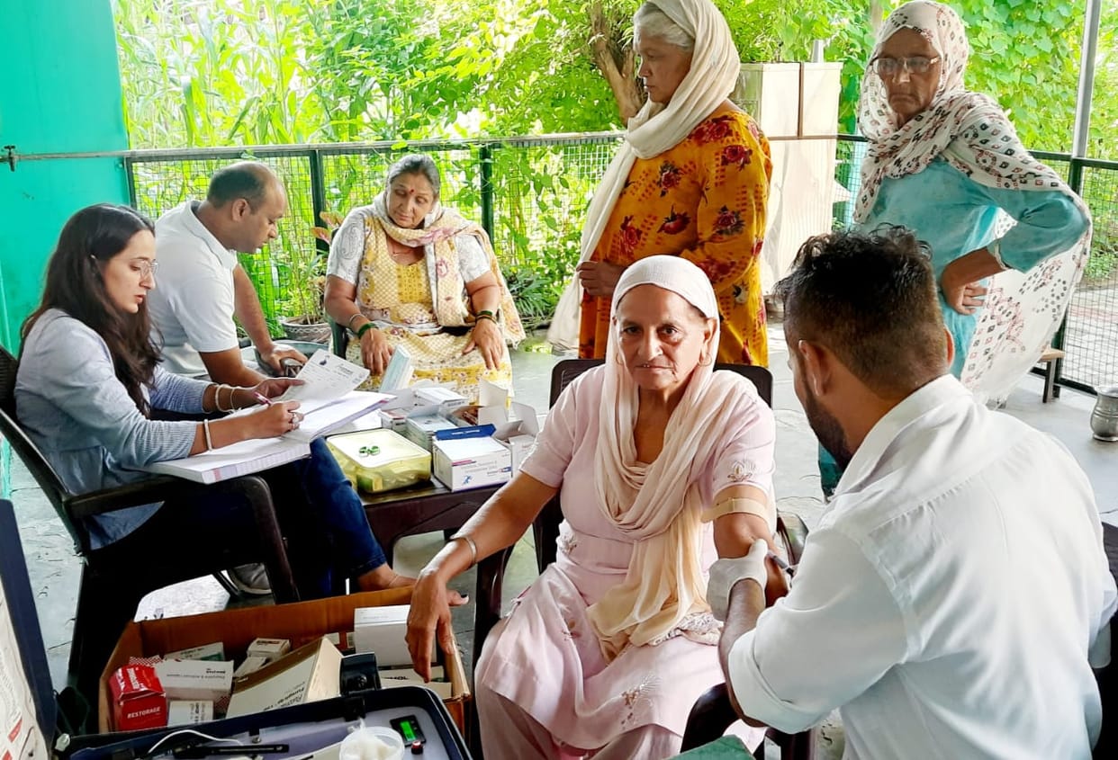 Health check of 70, seven suffering from diabetes