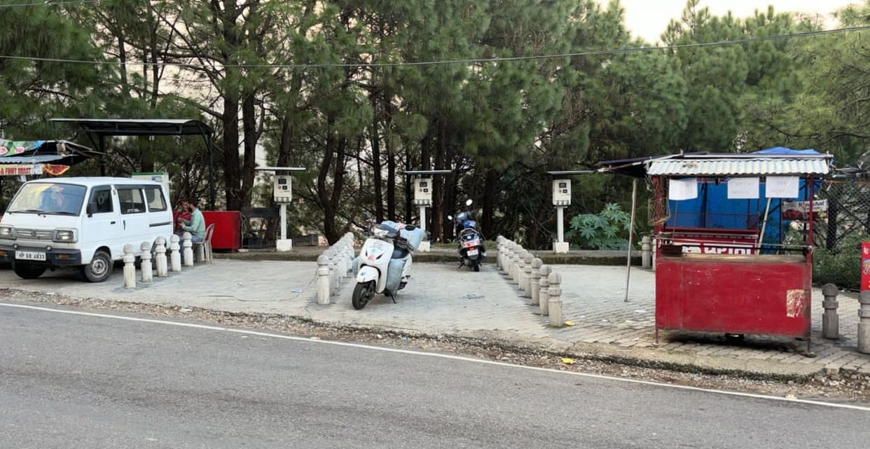 Company forgot to take electricity connection by erecting structure of charging stations
