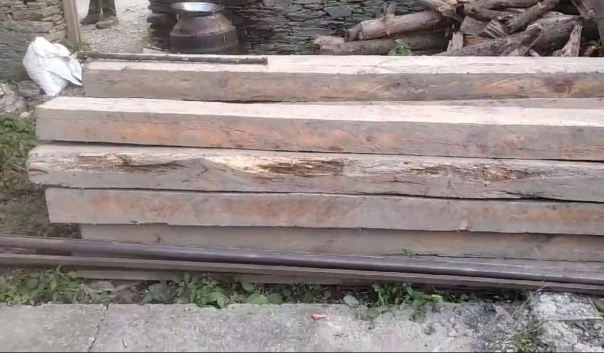 Forest department caught 15 sleepers in Sadruni on Teesa-Himgiri road.