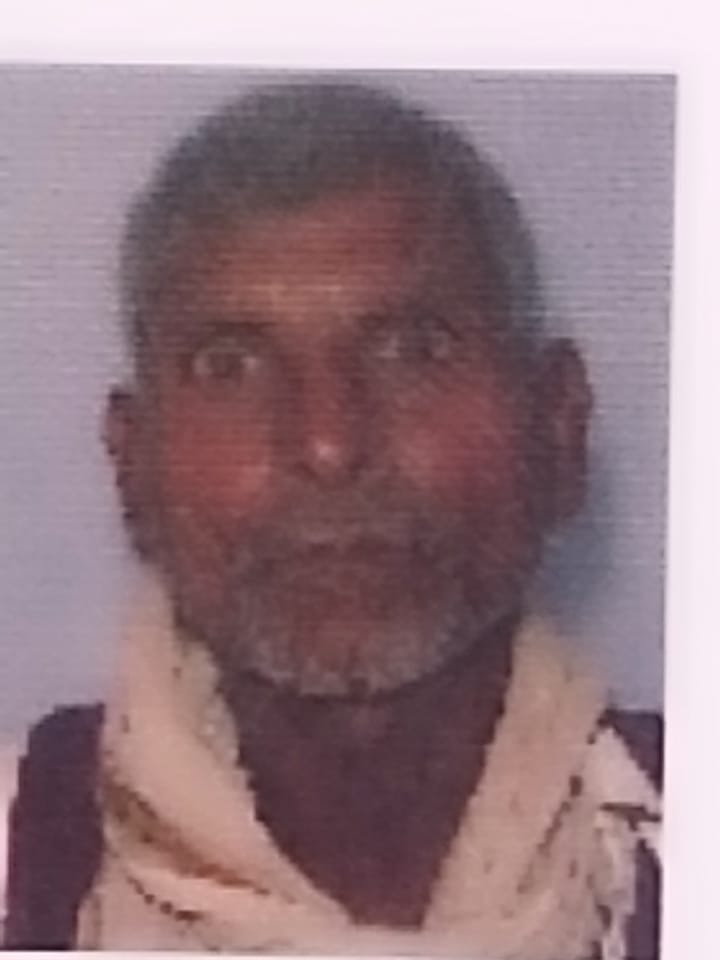 The dead body of an elderly man who had gone out to collect grass was found half-eaten on the third day.