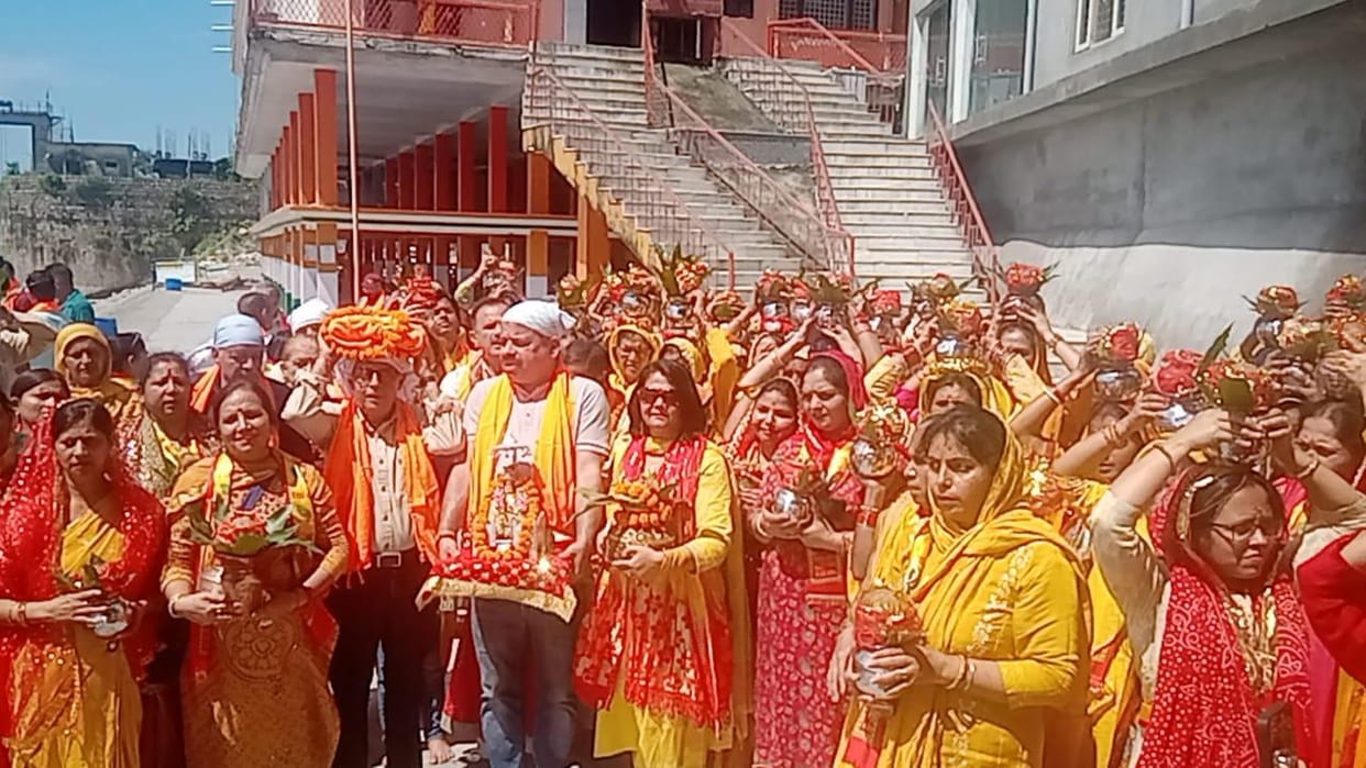 vishva karma maha katha puran begin in ponta