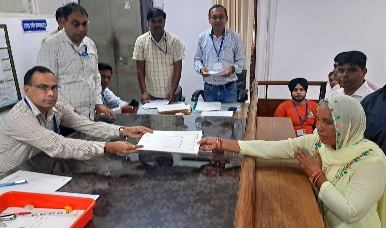Only one woman filed nomination as an independent candidate from Narwana