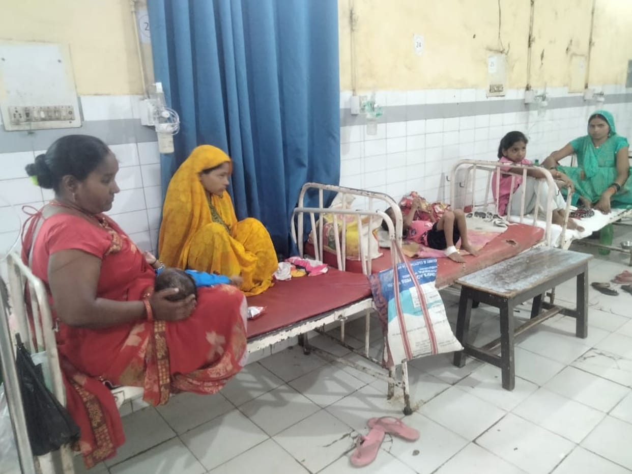 Seasonal diseases hit, all wards of medical college full