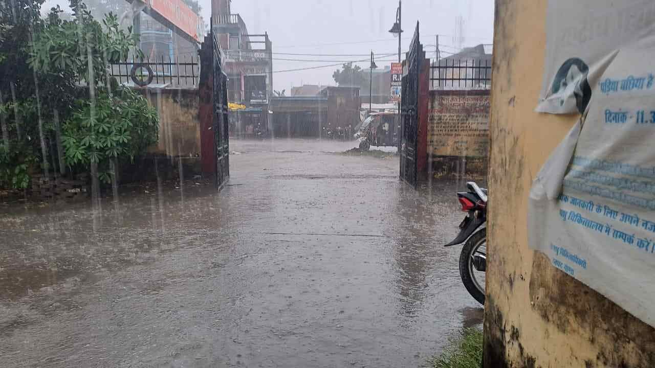 Idgah Road submerged in half an hour of rain