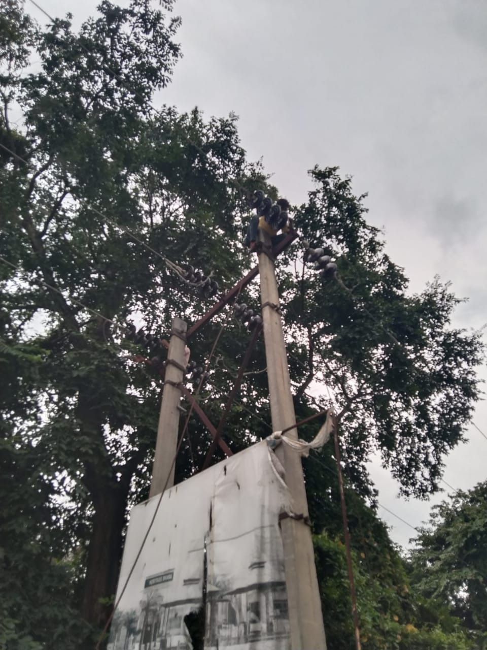 Fault in HT line due to rain, power cut for ten hours