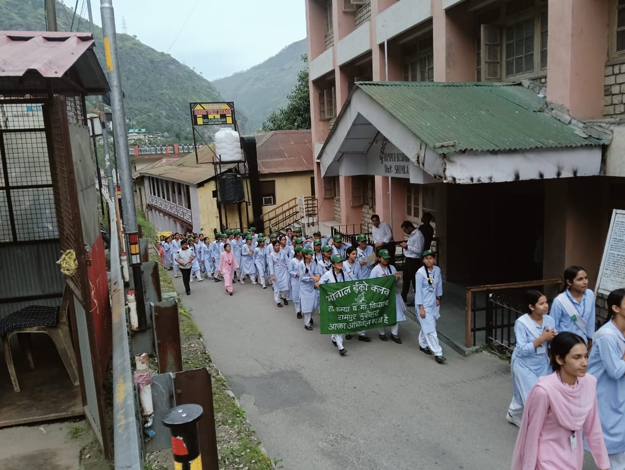 Government Girls Senior Secondary School, Rampur, Cleanliness Campaign