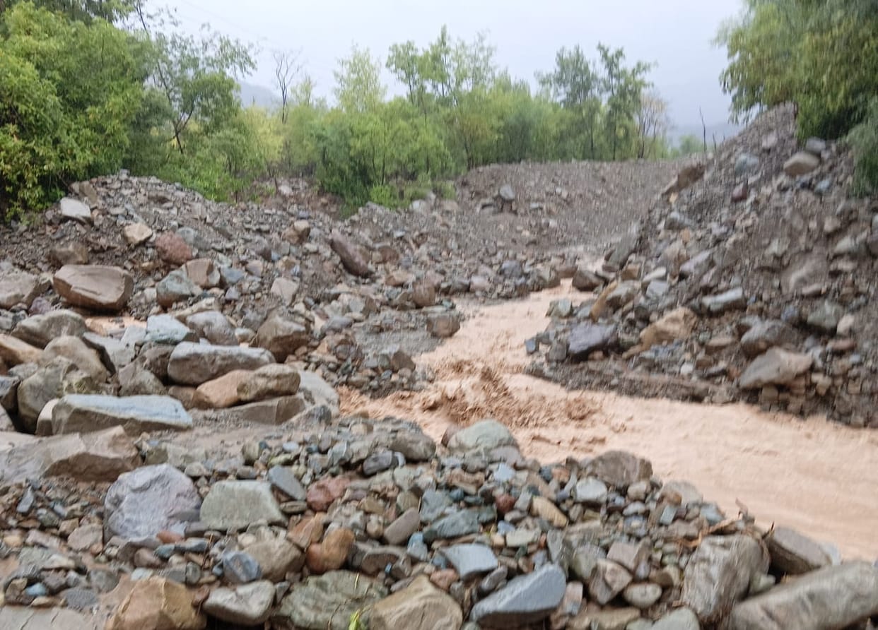 Purnagiri road disrupted