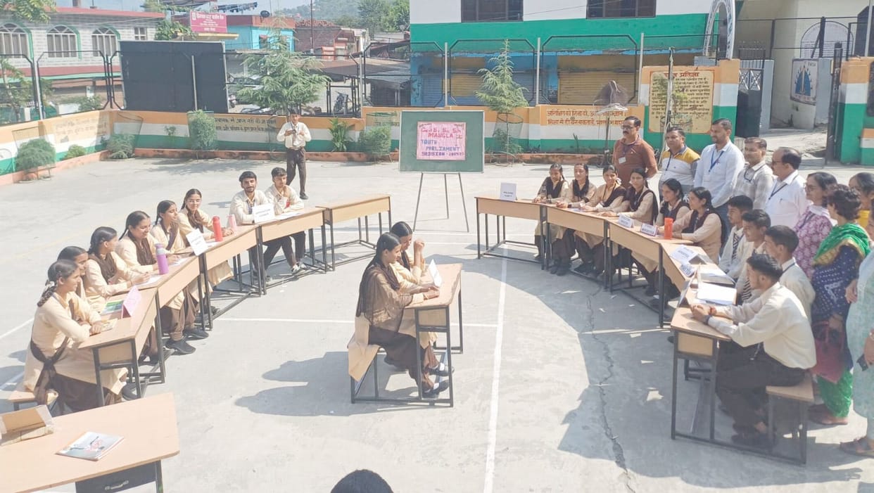 Youth Parliament organized in Mangala School