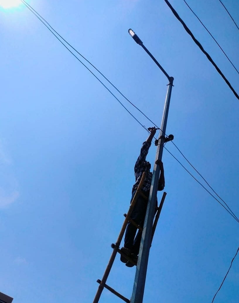 Bad street lights in Napa area started getting fixed