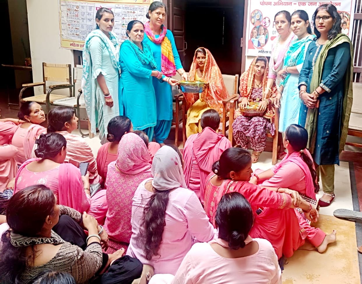 Honored by giving nutrition kit