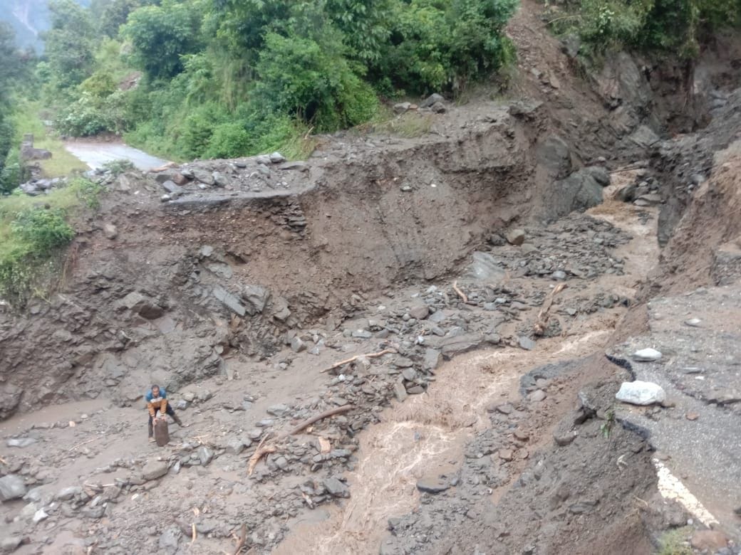 Torrential rain wreaked havoc in Lohaghat, Barakot area