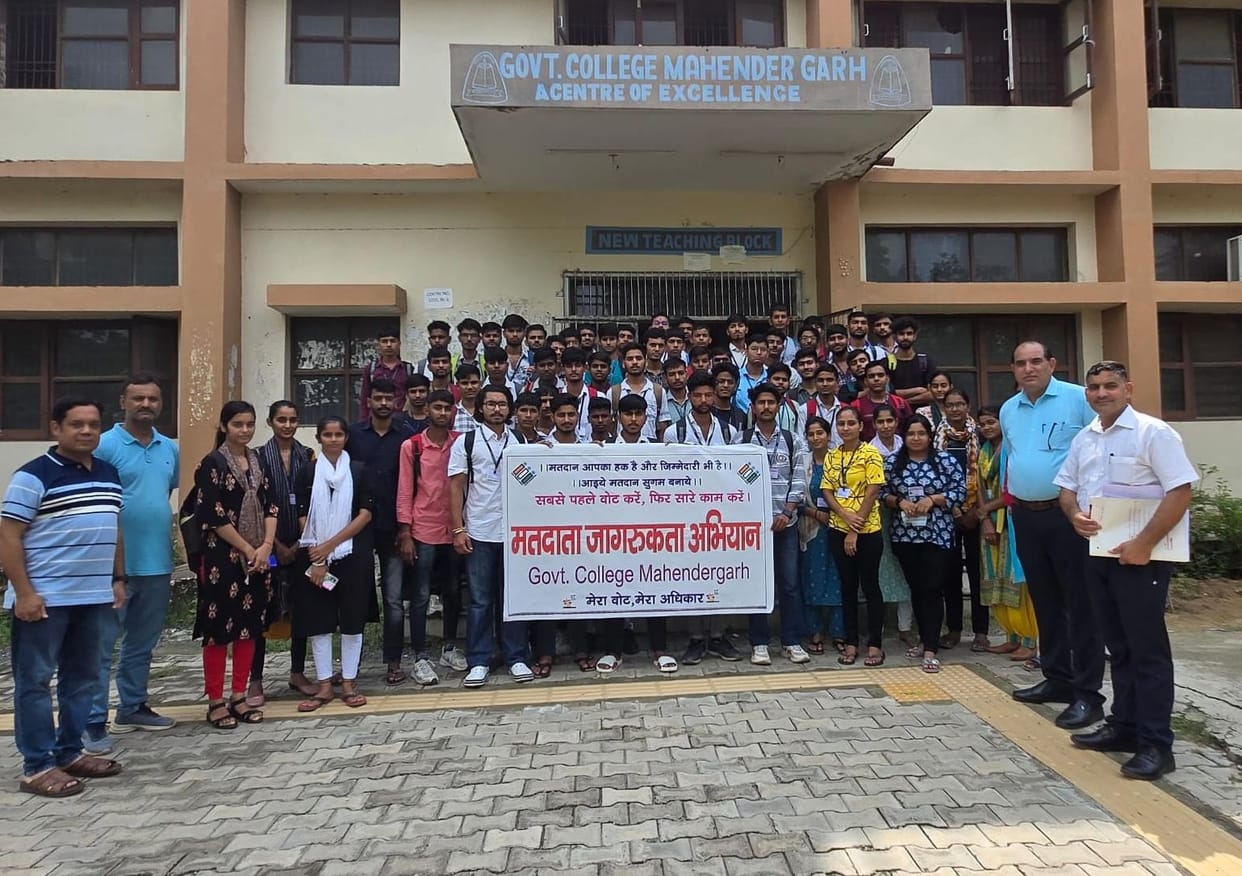 Volunteers took out a rally for voter awareness campaign